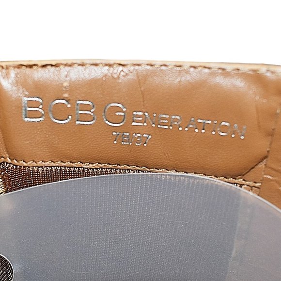 BCBGeneration  "Janiss" Tall Tan Leather Riding Boot - Picture 11 of 13